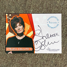 Sharon Osbourne signed Inkworks The Osbournes Premium Trading Card rare picture