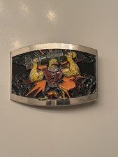CUSTOM NAVY AO BELT BUCKLE RARE, KIDDER CORPS DESIGN picture