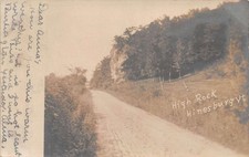 Hinesburg Vermont High Rock Scenic View Real Photo Postcard AA73831 picture