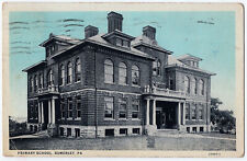 1927 Somerset PA Primary School Somerset County Book Store RARE WB Postcard picture