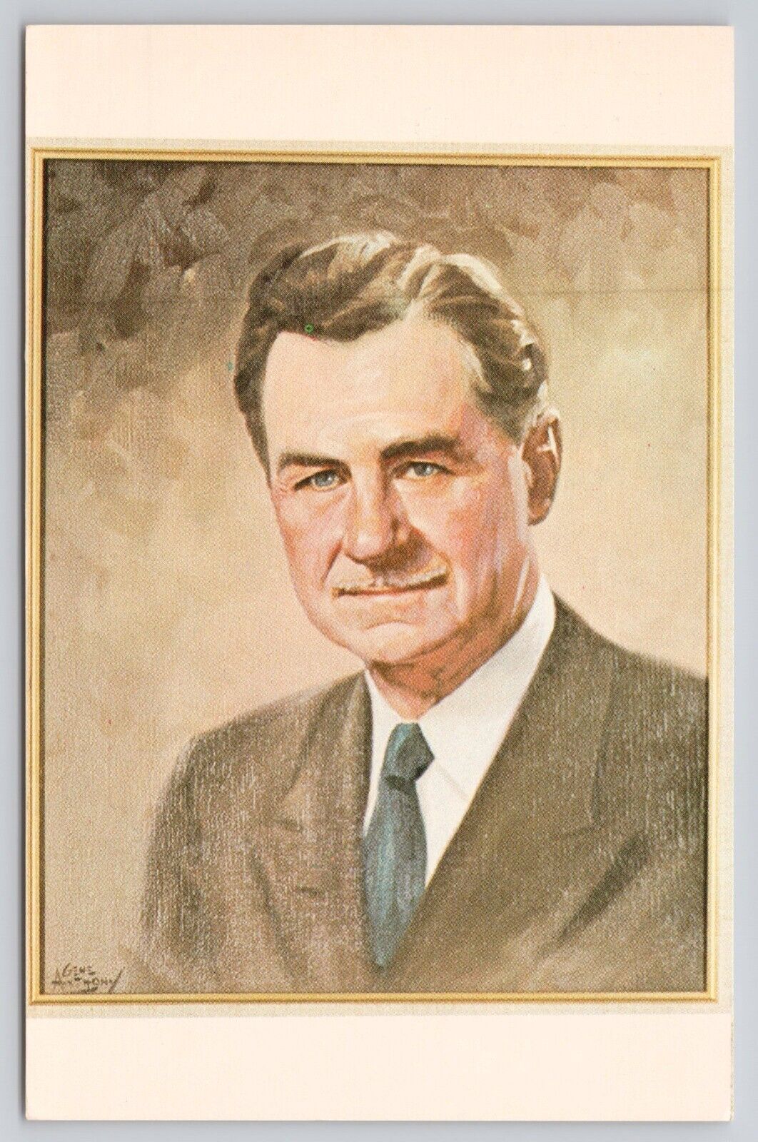 Lowell Thomas Greenville Ohio OH American Writer and Broadcaster Postcard