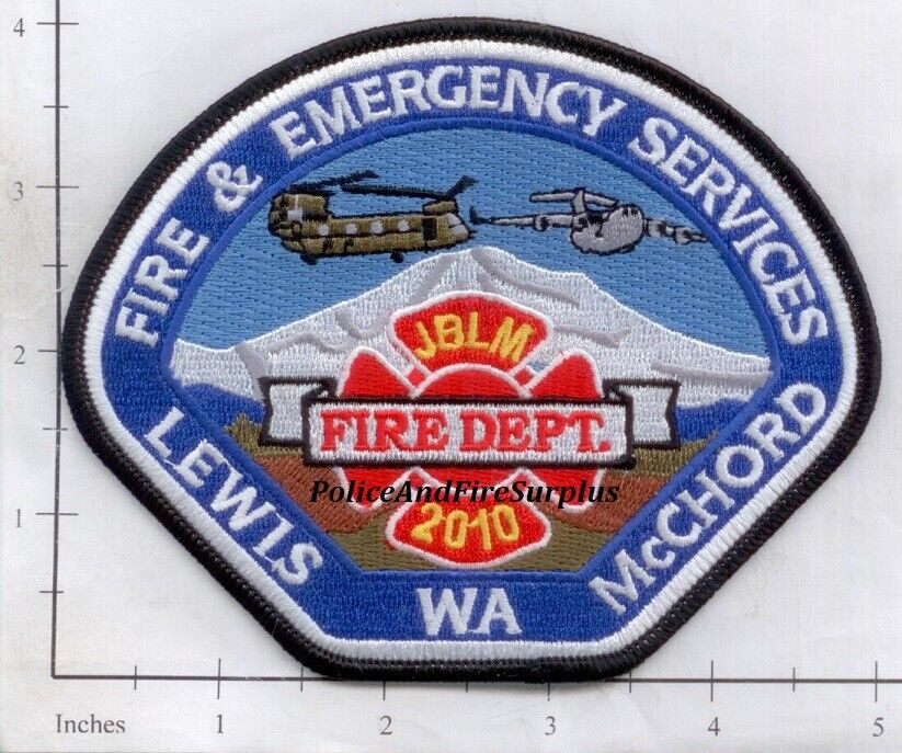 Washington - Lewis McCord Fire & Emergency Services WA Fire Dept Patch