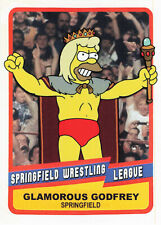 Glamorous Godfrey Chris51 Parody Card Simpsons Springfield Pro Wrestling picture