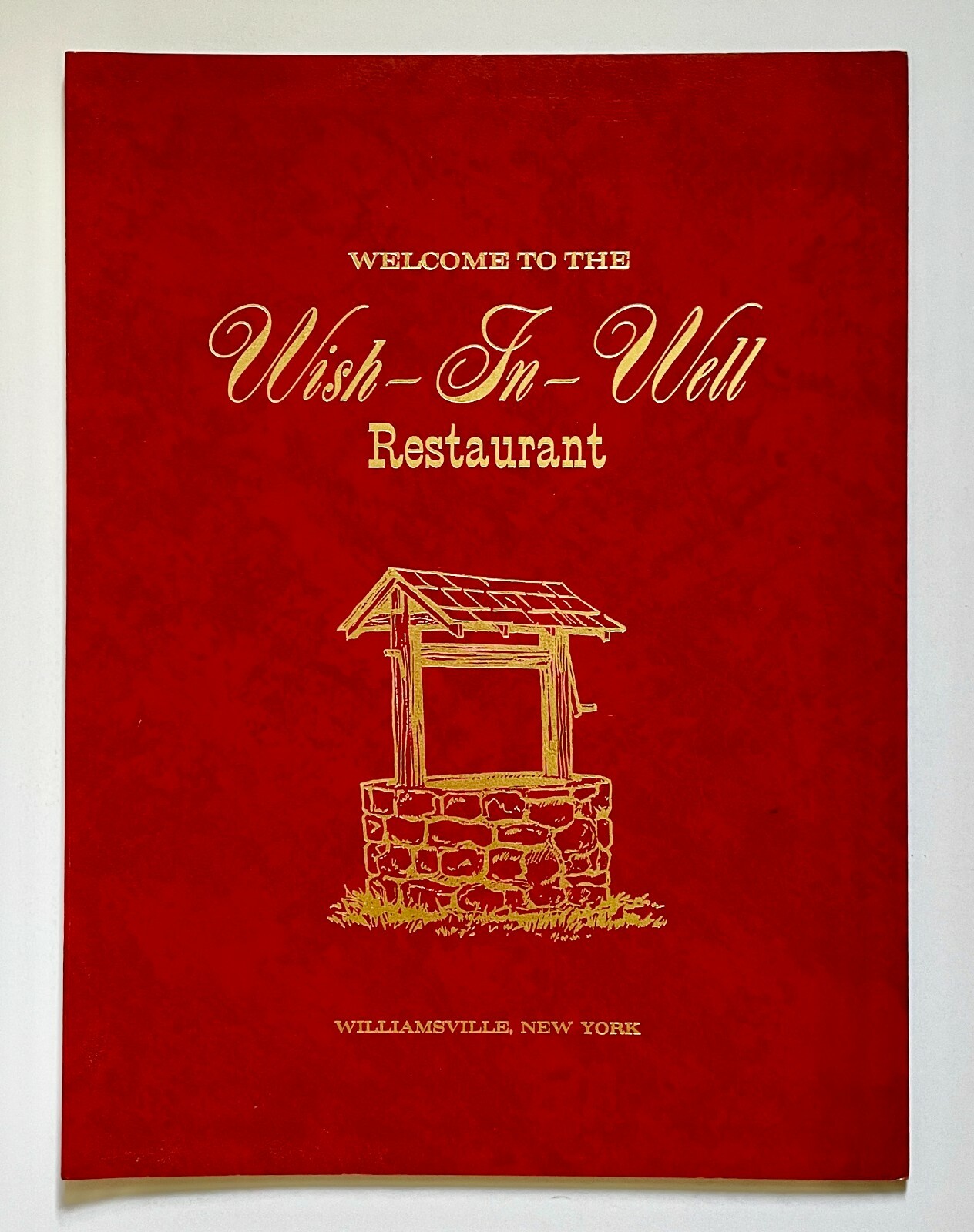 1970s Wish-In-Well Restaurant Menu Williamsville New York Historic Town Vintage 1970s Wish-In-Well Restaurant Menu Williamsville New York Historic Town Vintage