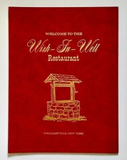 1970s Wish-In-Well Restaurant Menu Williamsville New York Historic Town Vintage picture