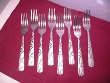Set Of 8 Cambridge Stainless CONQUEST Salad Forks 7 1/8 GF3 picture