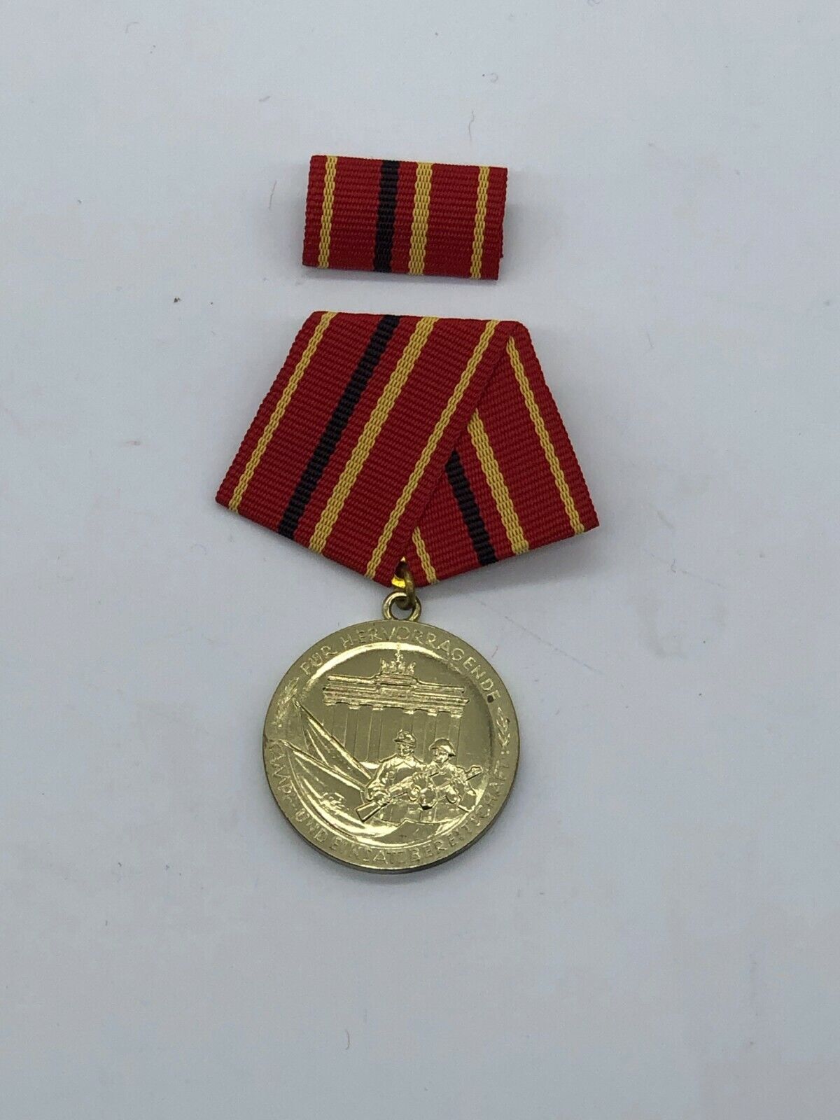 Vintage East German Combat Group Medal - Gold Level - Unissued 