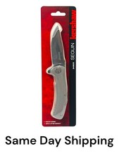 Kershaw Seguin A/O Folding Knife 8Cr13MoV Steel Blade Stainless Handle 3490 picture
