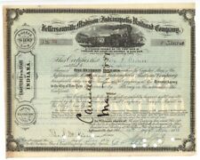 Jeffersonville, Madison and Indianapolis Railroad Co. signed by Thomas A. Scott  picture