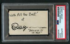 Robert Ripley signed autograph auto 2x3 cut Believe It Or Not PSA Slabbed picture