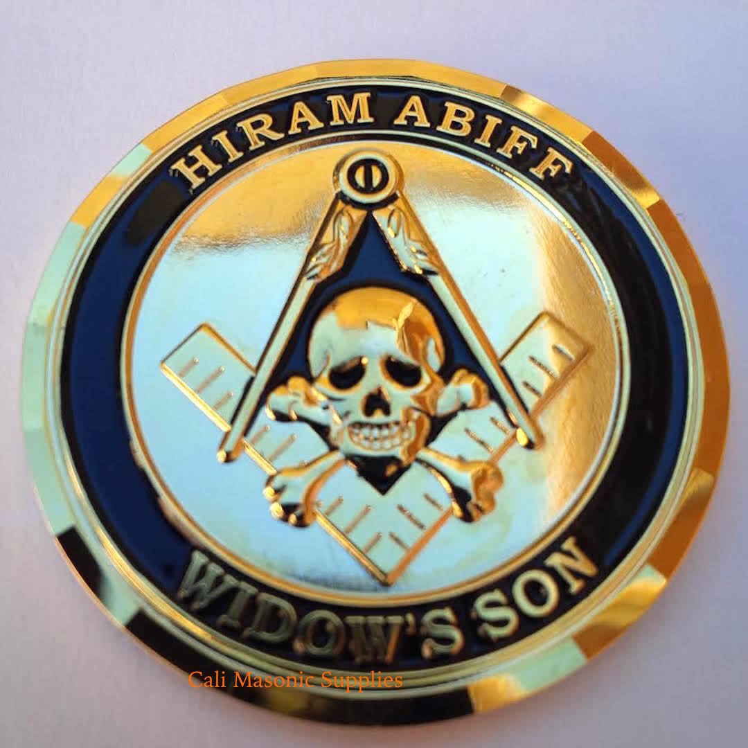  Master Mason Hiram Abiff  Commemorative  Thick coin 1.75\