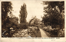 Longfellow's Wayside Inn South Sudbury MA RPPC Real Photo Postcard Unused 1930s picture