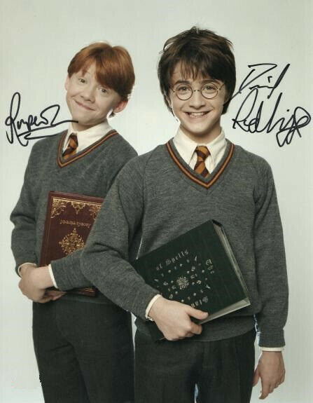 Harry Potter Daniel Radcliffe Rupert Grint Signed 8x10 Photo Reprint