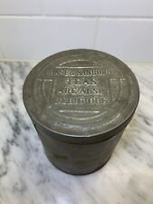 Vintage Chase & Sanborn's Lidded Storage Tin Coffee Canister picture