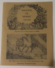 Exhibition Brader in Berks booklet Ferdinand Brader pencil drawings,farms,detals picture