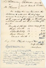 1841 Vermont Legal Document Chittenden Co WhittemoreSilas B Sibley Absconded VT picture