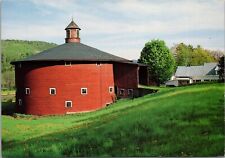 Old Round Barn Barnet Vermont Postcard PC546 picture
