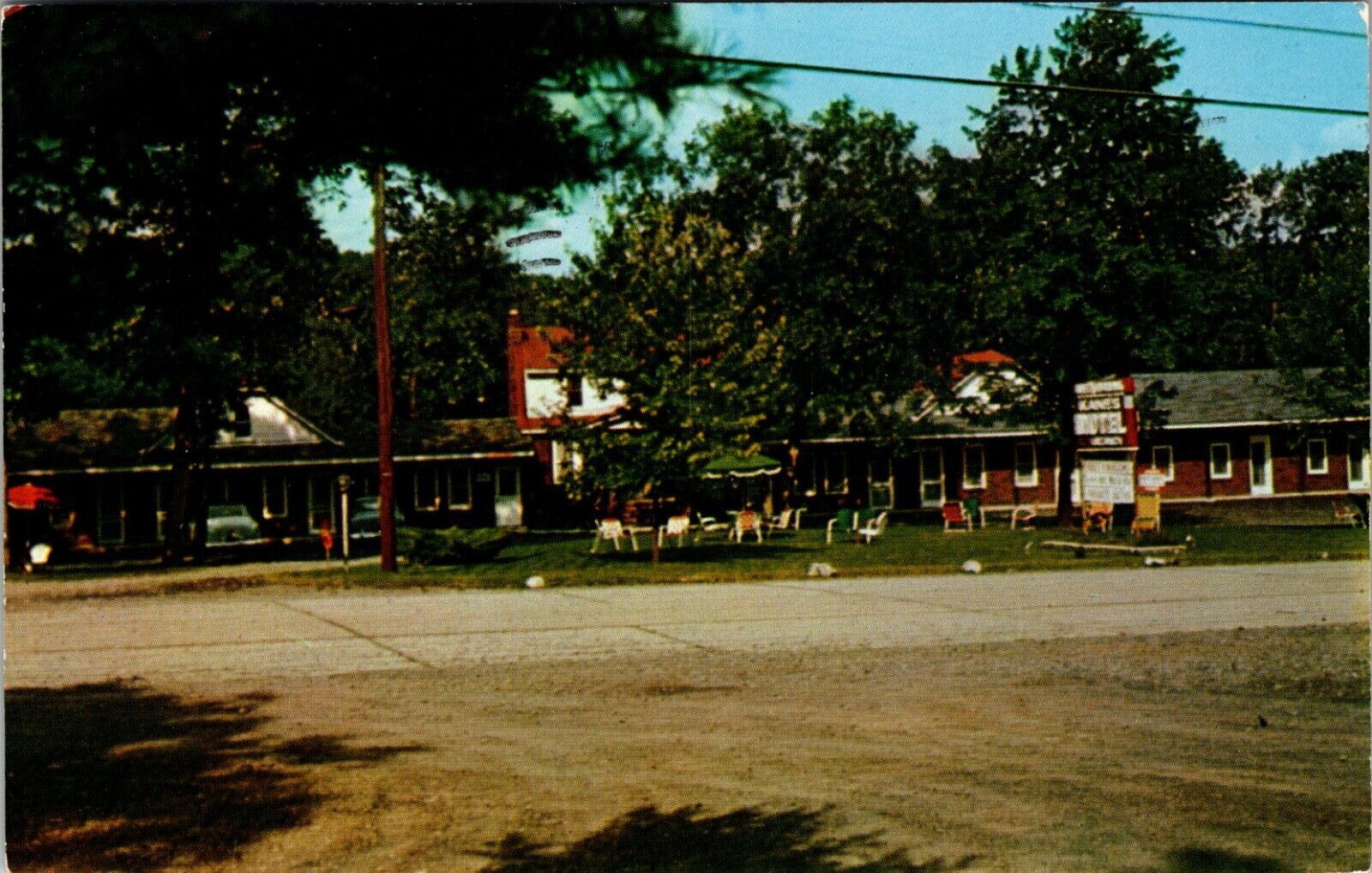 Bartonsville, PA Kane's Motel N of Stroudsburg US Rte. 611 Vintage Postcard A565