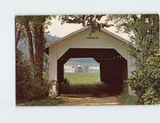 Postcard Longley Bridge Montgomery Vermont USA picture