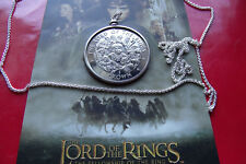 Rare Lord of the Rings Queen Elizabeth II Isle of Man Crown pendant w COA & Box picture