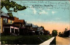 Sharon, PA Pennsylvania View of South Irvine Avenue 1918 Antique Postcard I362 picture