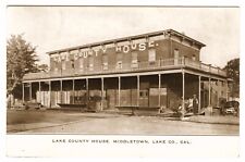1910s LAKE COUNTY HOUSE CALISTOGA STREET MIDDLETOWN CALIFORNIA~UNUSED POSTCARD picture