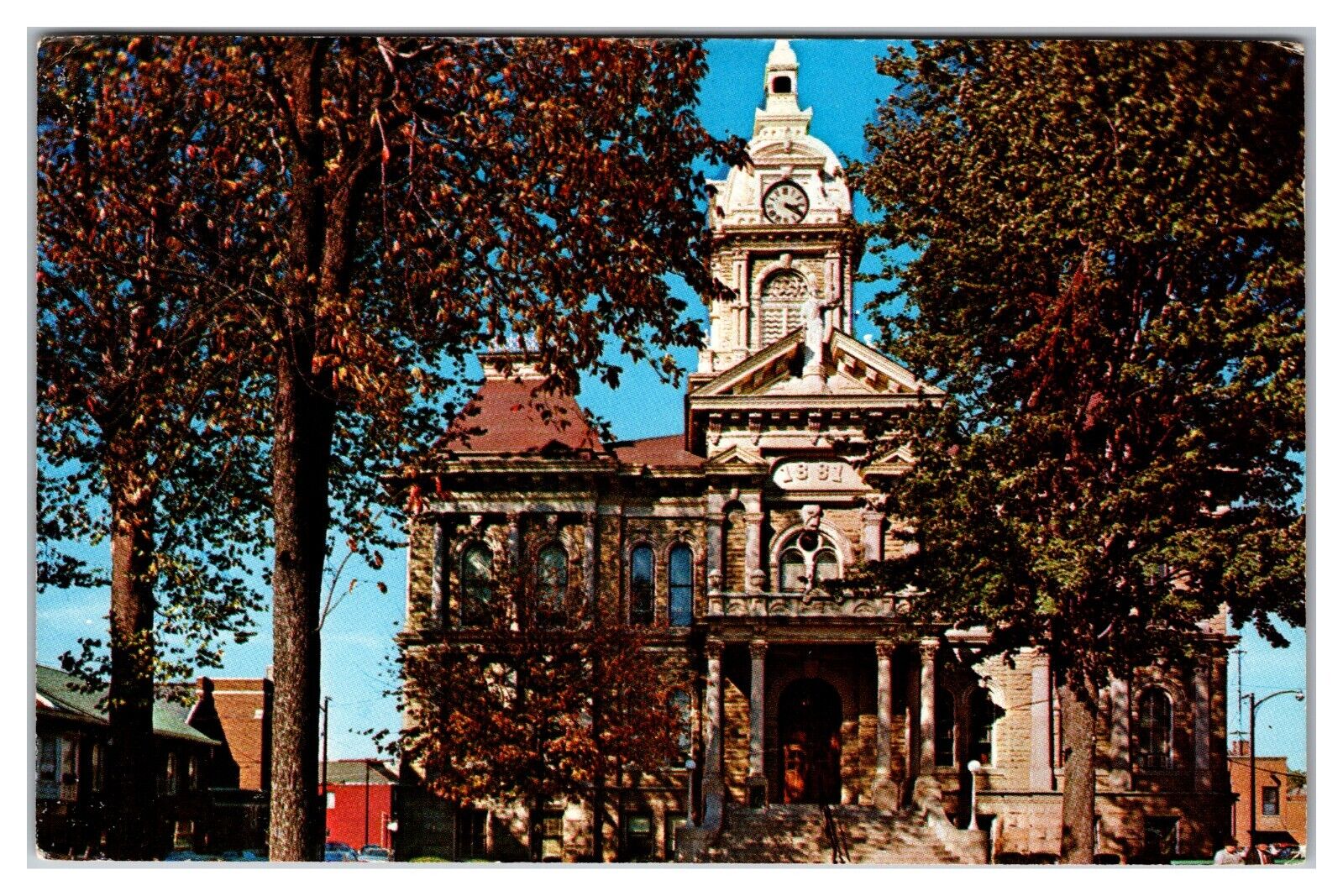 Guernsey-County Courthouse Cambridge, Ohio Postcard