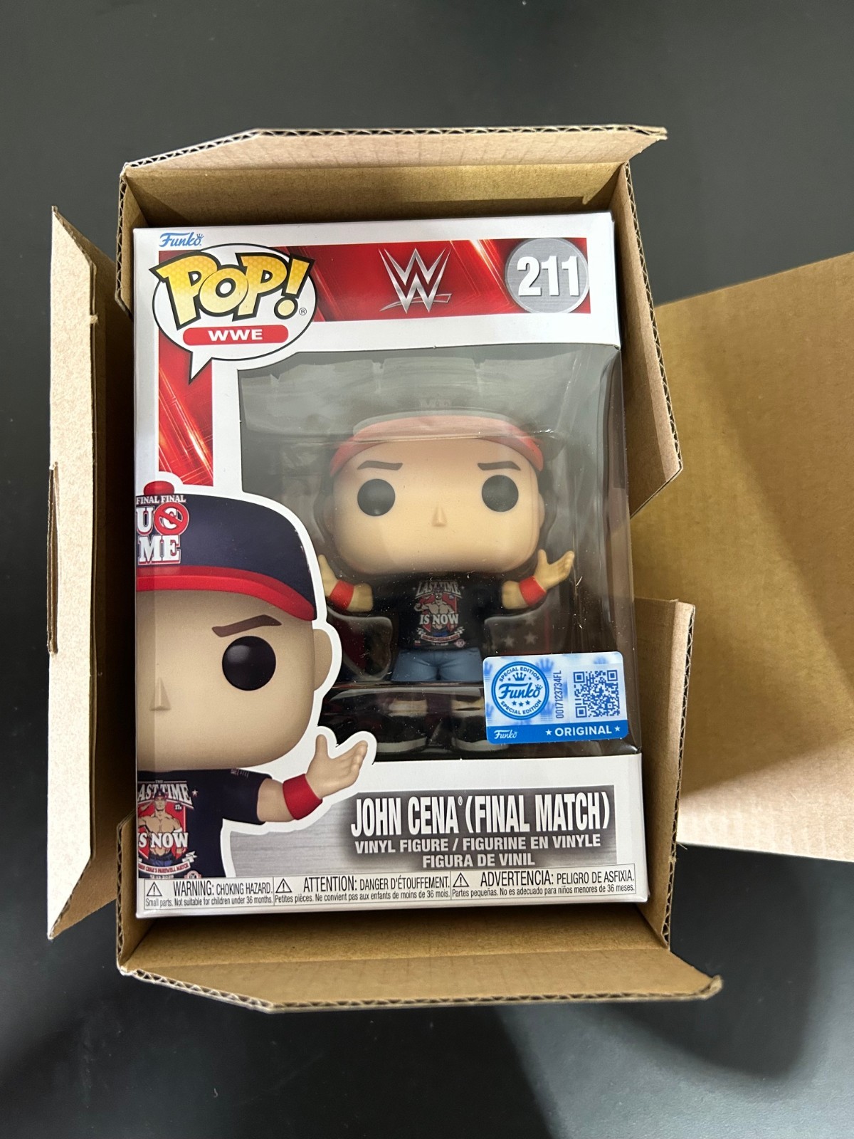 Funko POP John Cena WWE #211 Final Match Special Edition NEW Funko POP John Cena WWE #211 Final Match Special Edition NEW