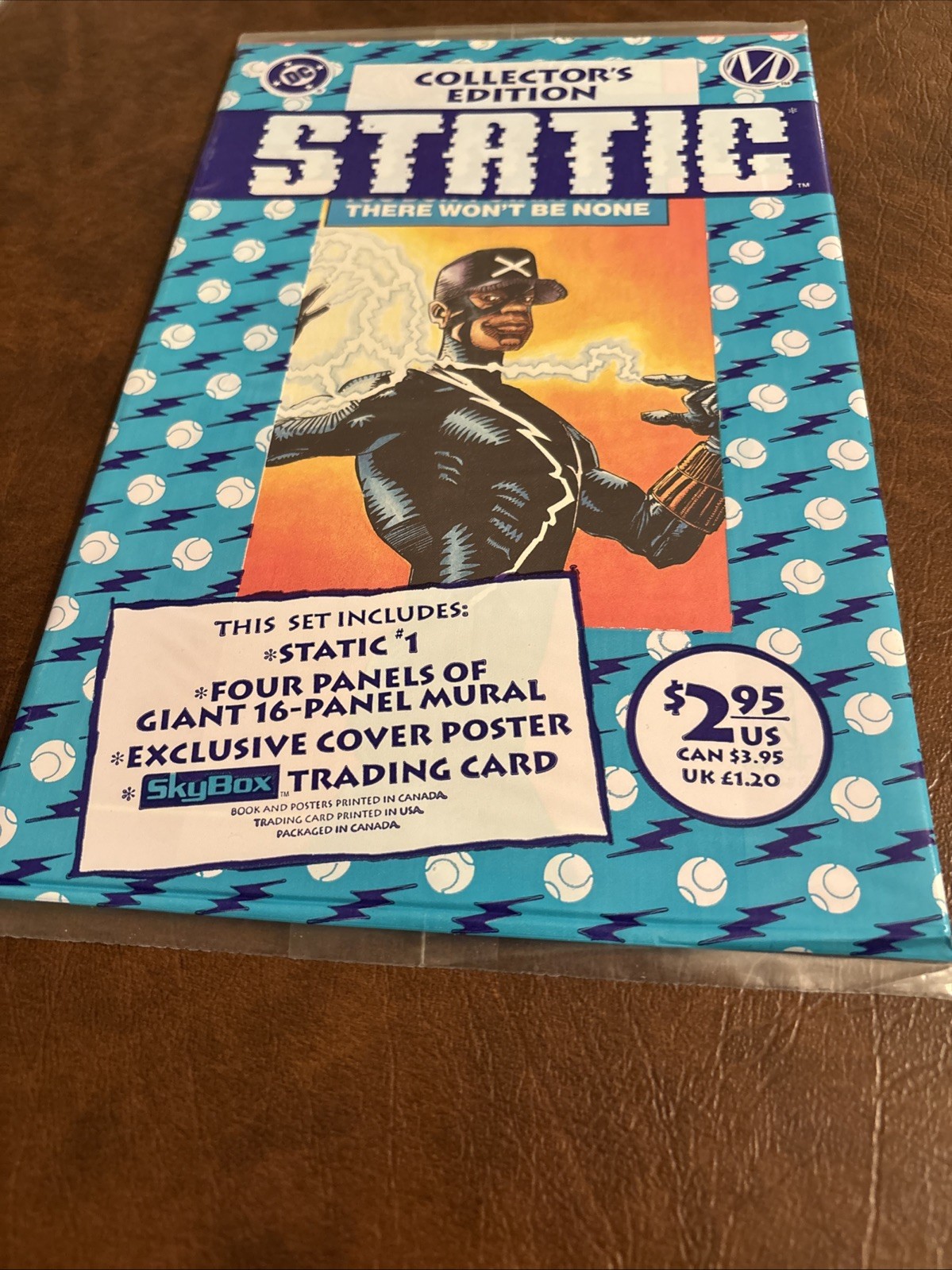 Static # 1 Key 1st Appearance 1993 Sealed Polybag DC Comics Shock-VG++NEW Static # 1 Key 1st Appearance 1993 Sealed Polybag DC Comics Shock-VG++NEW