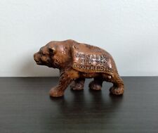 Chicago's NEW ZOO - Brookfield, IL Souvenir WOODEN BEAR - 3