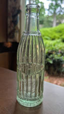 VINTAGE Lt Blue Jeff-Kola, Jeffersonville IN, Jeff Bottling Works, Art Deco Soda picture