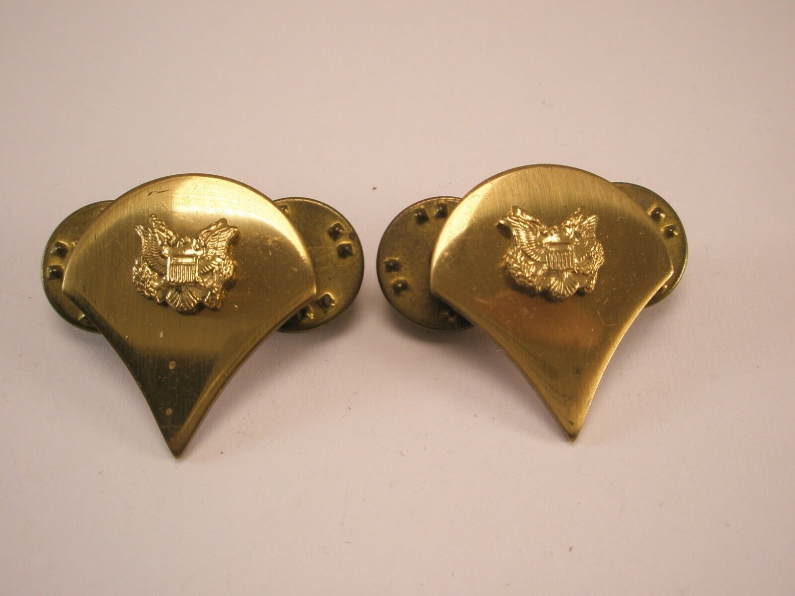 -pair US Army Enlisted Specialist Rank Vintage Branch Insignia Pins