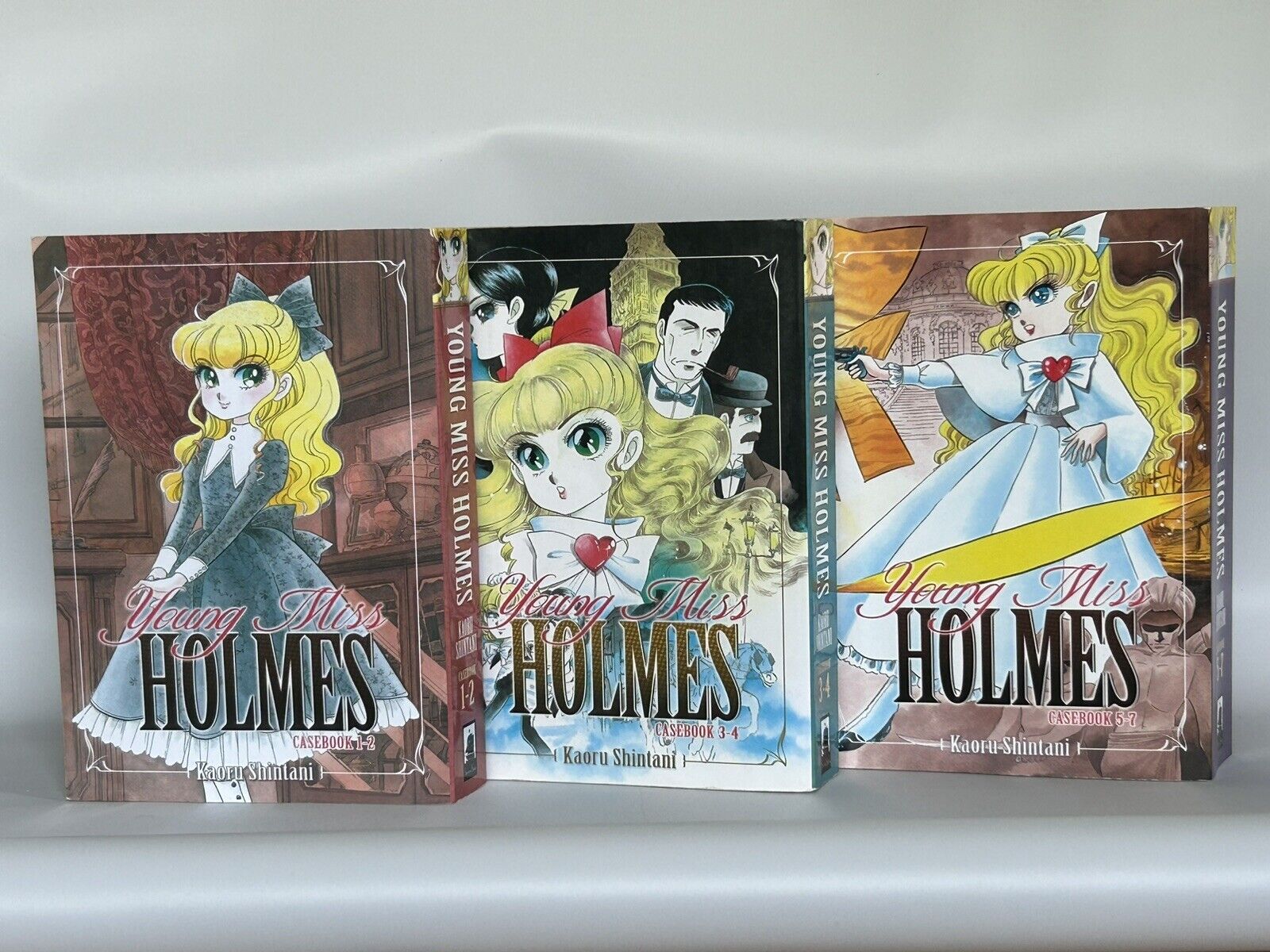 Young Miss Holmes Casebook Manga Lot of 3 Complete Set Vol 1-7 Kaoru Shintani