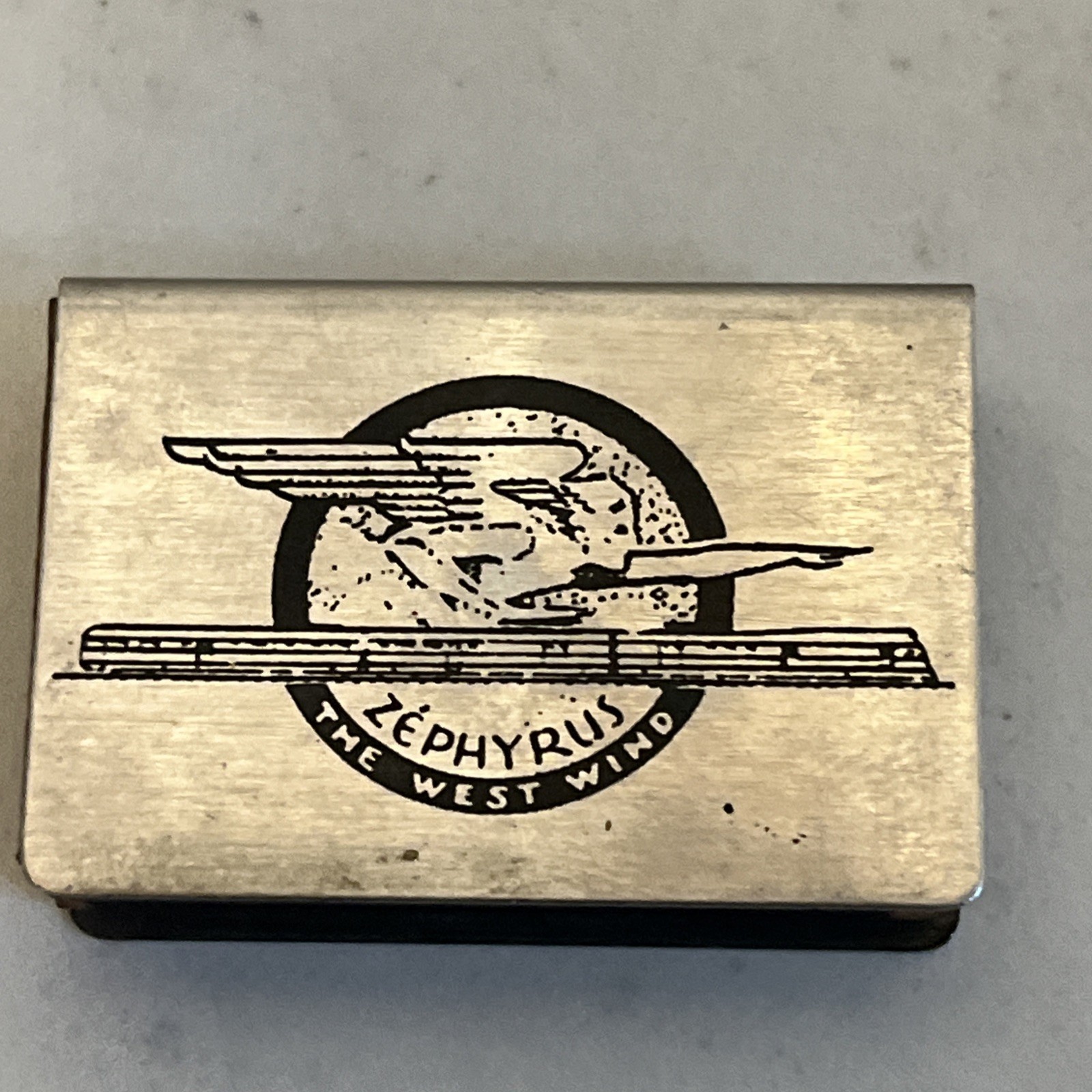 1934 Burlington Zephyr Commemorative Match Safe 