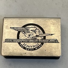 1934 Burlington Zephyr Commemorative Match Safe picture