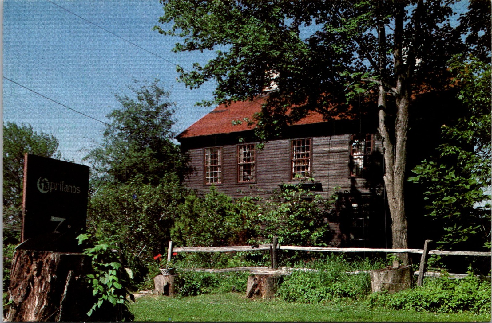 Caprilands Main House Coventry Connecticut Vintage Postcard 4P23-20