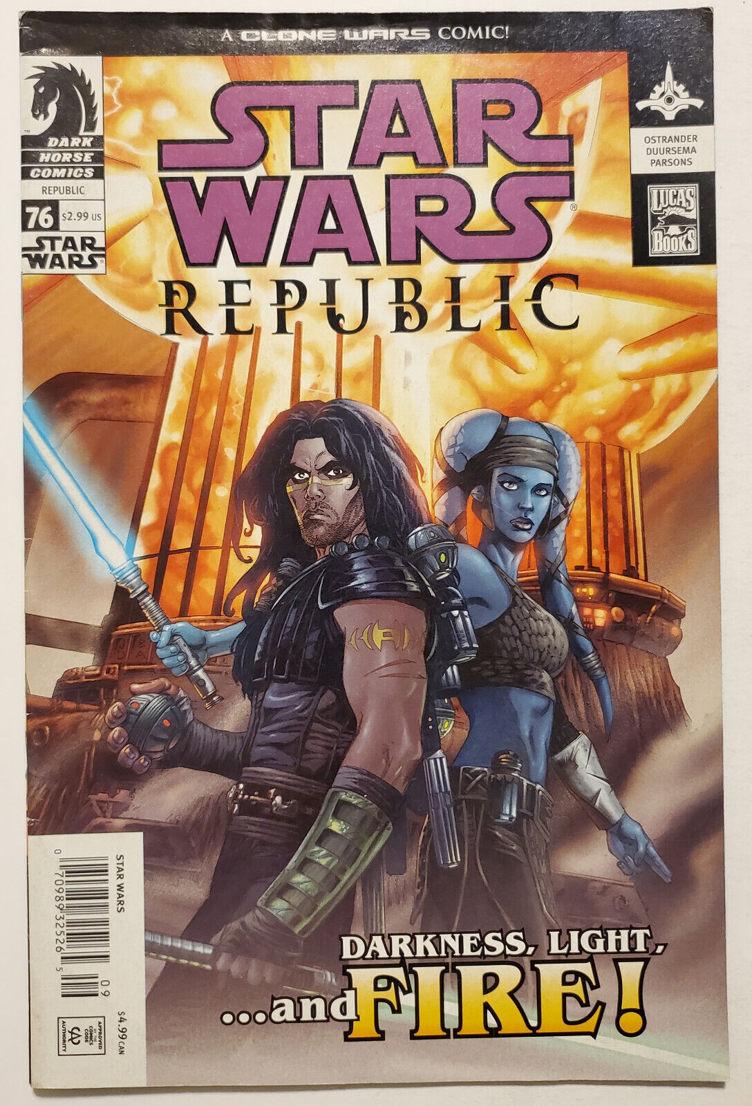 Star Wars Republic #76 (2005, Dark Horse) VG+ Newsstand Quinlan Vos