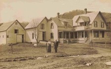 Charles & Hermione Hager At Their Home, Proctorsville, Vermont VT RPPC picture