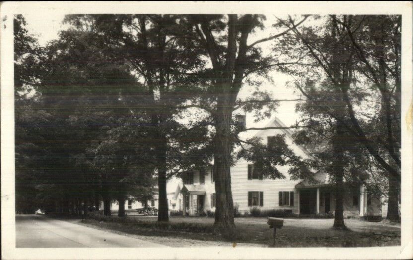 Home - Proctorsville VT Cancel 1940s Real Photo Postcard