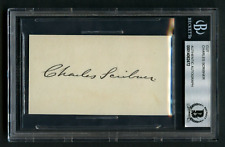 Charles Scribner II signed autograph 2x3 cut Pres. Charles Scribner's Sons BAS picture