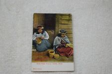 Vtg Indian Basket Weavers Seattle Postcard, Germany, CE Wheelock & Co, Unposted picture