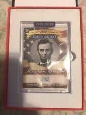 Abraham Lincoln A Word From the President Card Handwritten Auto 2020  picture
