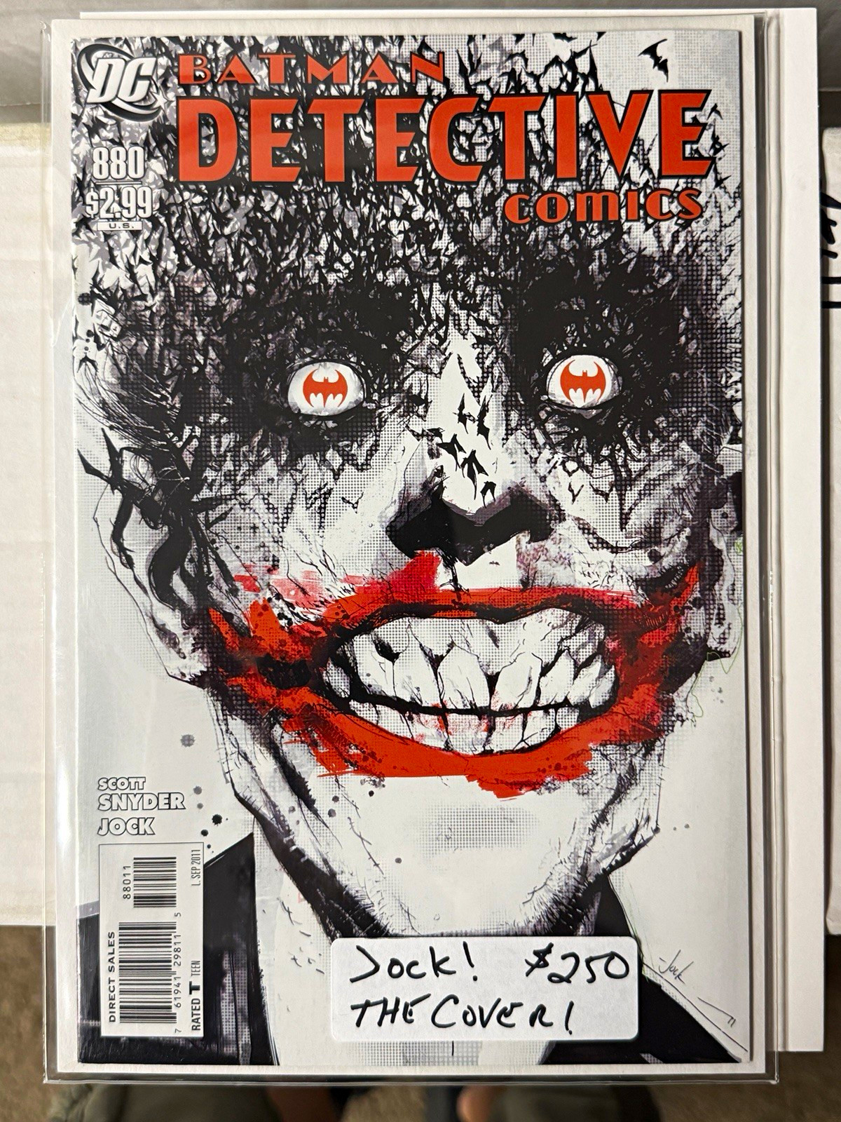 DC Comics Detective Comics #880 Batman Jock Cover Scott Snyder 2011 Direct DC Comics Detective Comics #880 Batman Jock Cover Scott Snyder 2011 Direct
