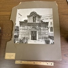 Vintage Small Metropolitan Church Athens Mounted Byzantine Architecture Photo picture