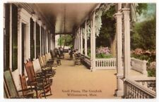 Williamstown Massachusetts c1930 The Greylock Hotel, South Piazza, rocking chair picture
