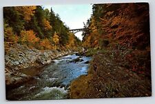 Postcard Vermont Quechee Gorge Ottauquechee River  picture