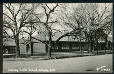 1955 RPPC Ordway Public School Colorado Historic Vintage Postcard Sanborn picture