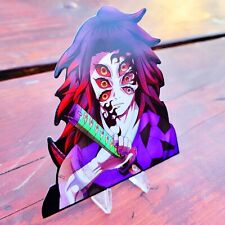 Kokushibo Upper Rank One Demon Slayer 3D Lenticular Motion Car Sticker Decal picture