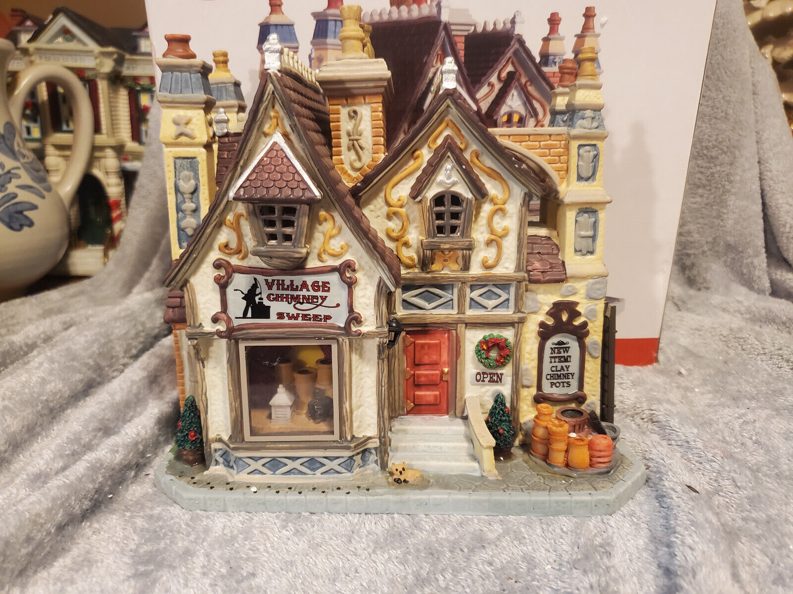 Lemax Coventry Cove Christmas Village Chimney Sweep 95875 Lighted Building 2009 