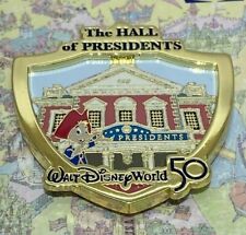 The Hall Presidents Disney World 50th Anniversary Opening Attractions Crest Pin picture